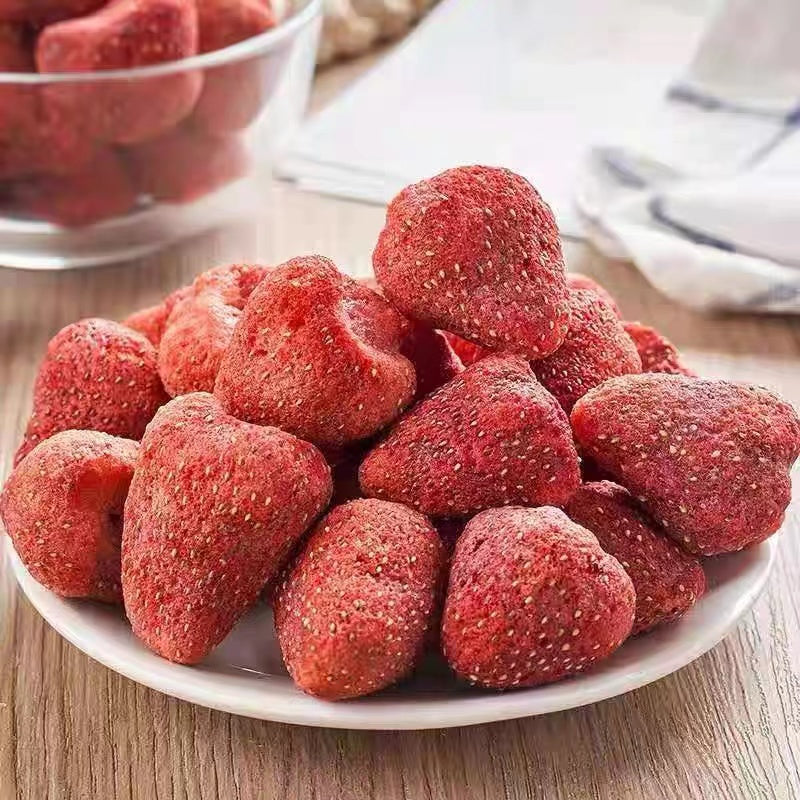 Premium Korean Freeze Dried Strawberries 特级韩国冻干草莓脆 100g