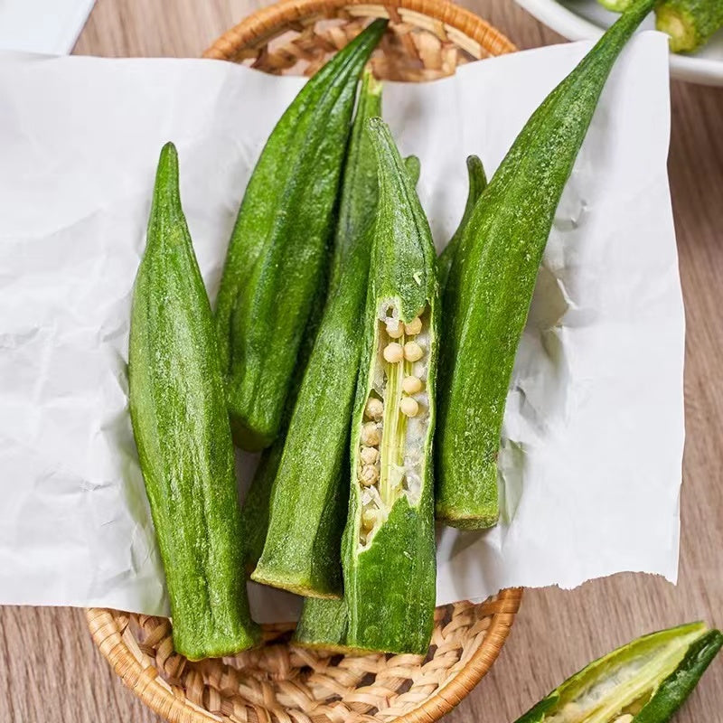 Korean Freeze Dried Lady Finger Snack冻干秋葵零食(100g)