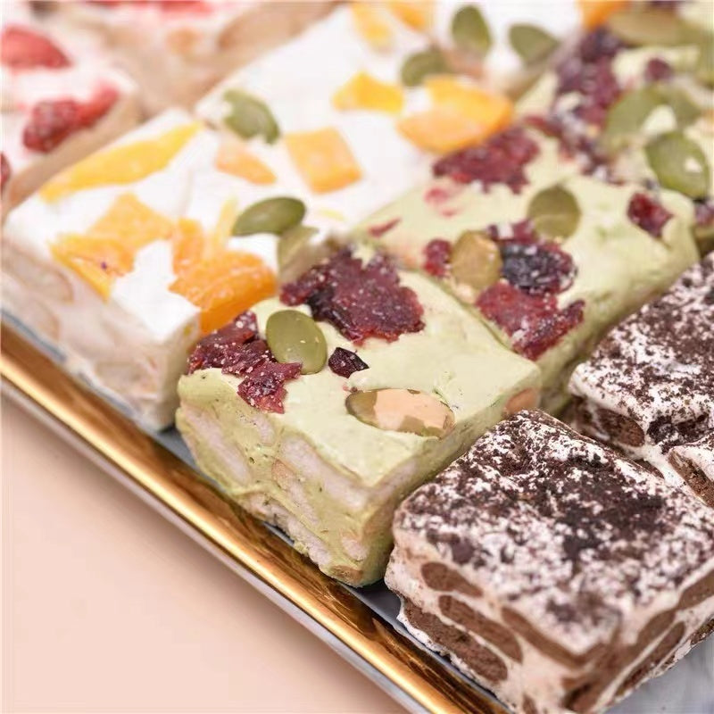 Homemade Snowflake Nougat (Mixed Flavor)